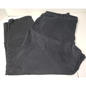 CJ BANKS SIGNATURE SLIMMING BLACK (FADED) PANTS PLUS SIZE 22W, INSEAM 29”